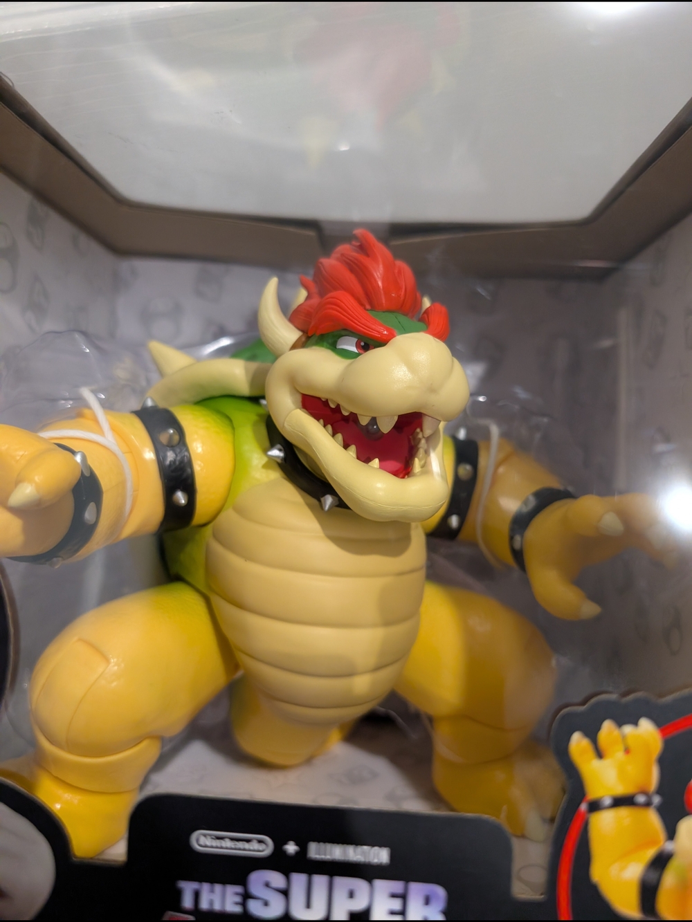 NIB The Super Mario Bros. Movie Bowser Figure - Yellow/Green/Red - Picture 6 of 7